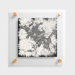 JAPAN - Sapporo. Vintage City Map Floating Acrylic Print