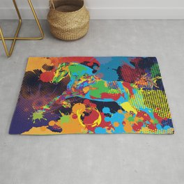 Horse and colors Rug