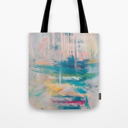 Pastel Abstract Art Tote Bag