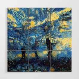 Spectres, People Swimming Wood Wall Art