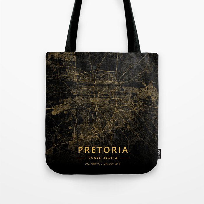 Pretoria, South Africa - Gold Tote Bag