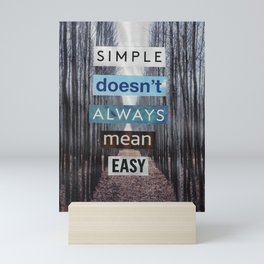 Simple Mini Art Print