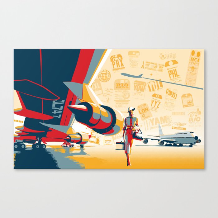 Come fly with me Canvas Print