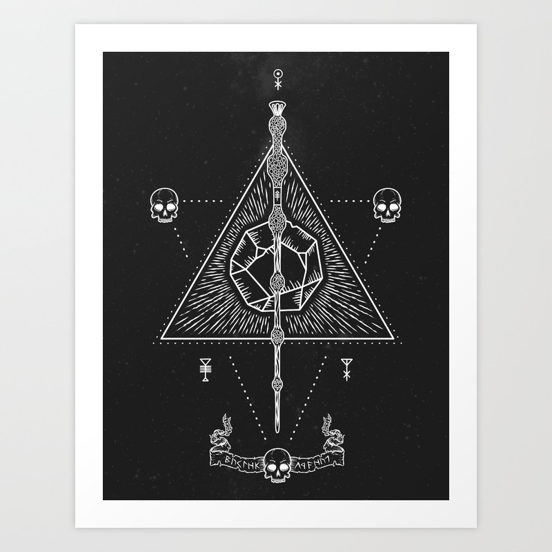 Deathly Hallows Art Print By Neolrond3 Society6