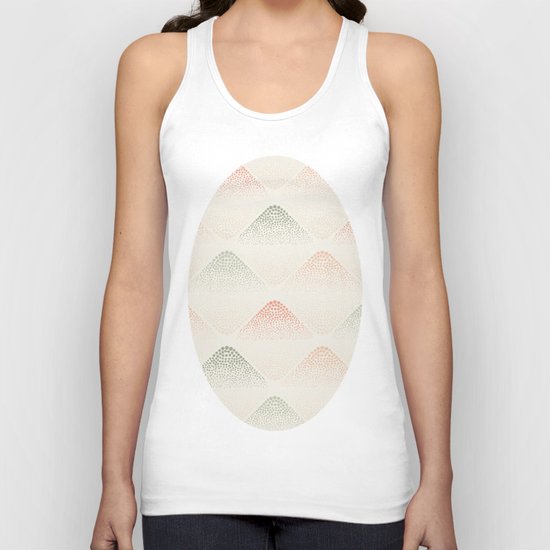 Retro Dotted Pattern 05 Unisex Tank Top