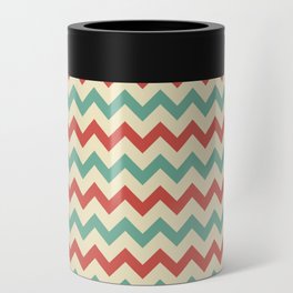 Retro Christmas Pattern Can Cooler