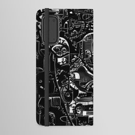 Dark Mechanical Portrait Android Wallet Case