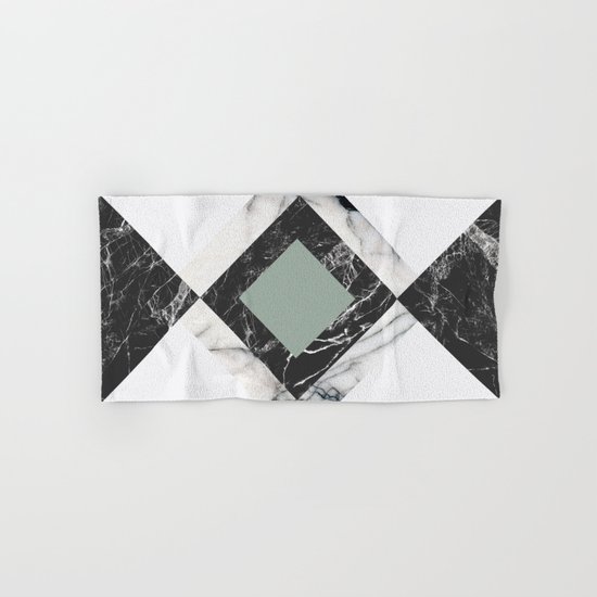 Green Marble Hand & Bath Towel