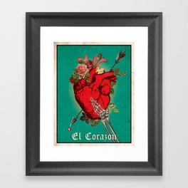 El Corazon Framed Art Print