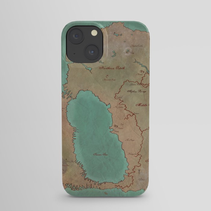 Map of Dereth //Asheron's Call iPhone Case