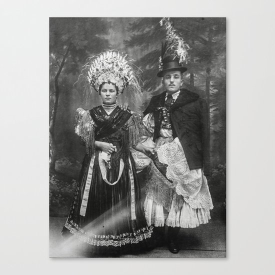 Happy Wedding Canvas Print