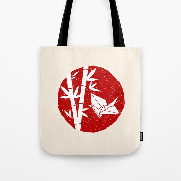 Simple Bamboo and Origami Tote Bag by Dagitab