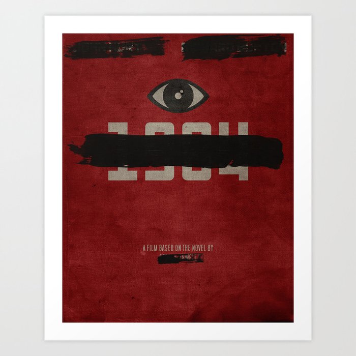 Nineteen Eighty Four 19 George Orwell cult movie poster print 