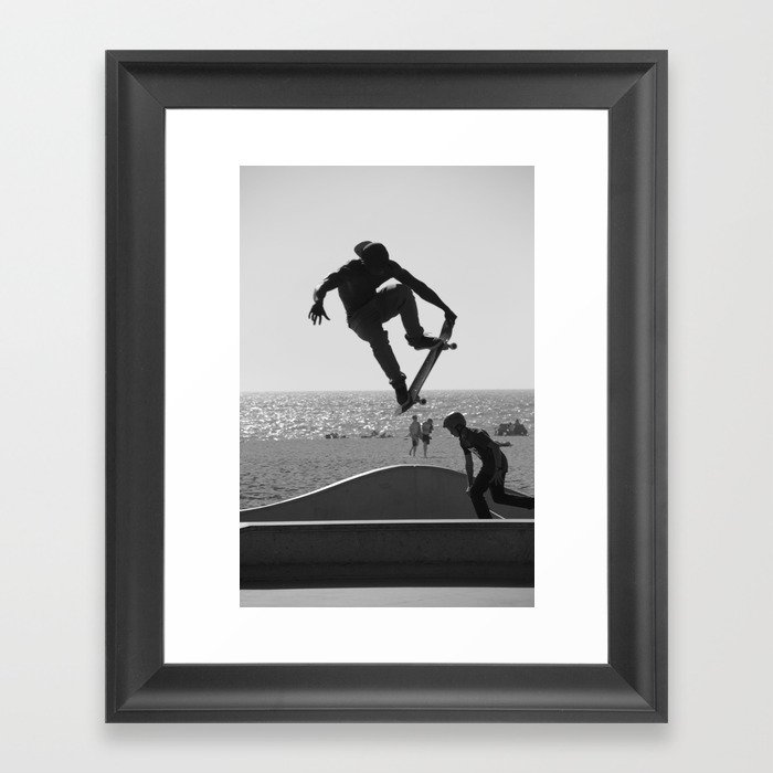 Skateboard Freedom Framed Art Print