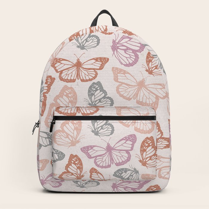 pink butterfly backpack