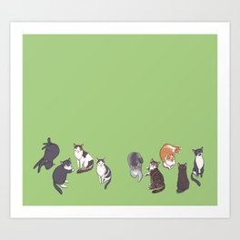 cats  Art Print