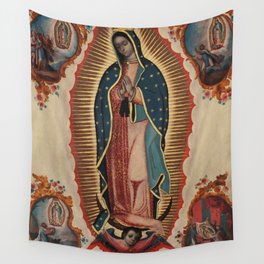 Lady of Guadalupe, 1780 by Sebastian Zalcedo Wall Tapestry