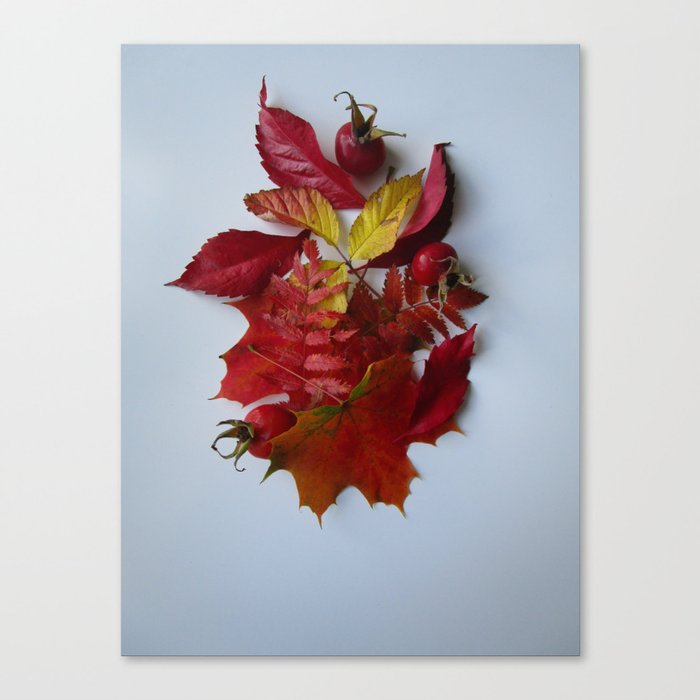 Pile of Autumn Canvas Print