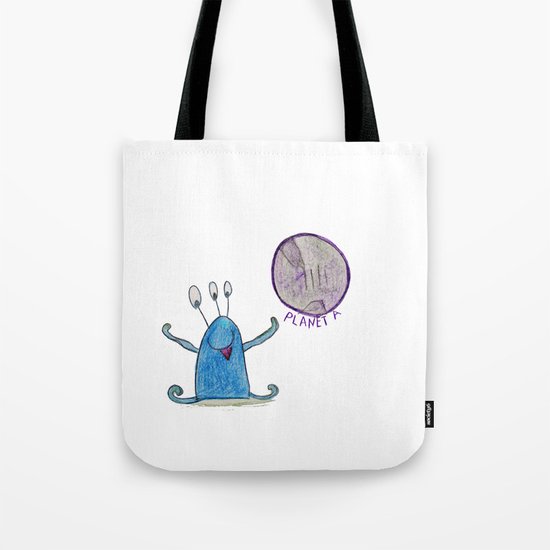 planet A Tote Bag