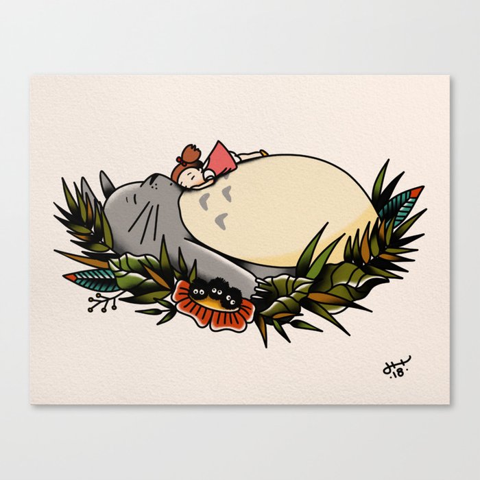Afternoon Snooze Canvas Print
