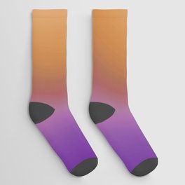 Orb Gradient // Burnt Orange Socks
