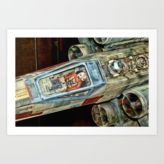 X-Wing Fighter Art Print
