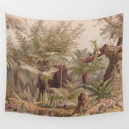 Farne I - Tropical Plants Wall Tapestry