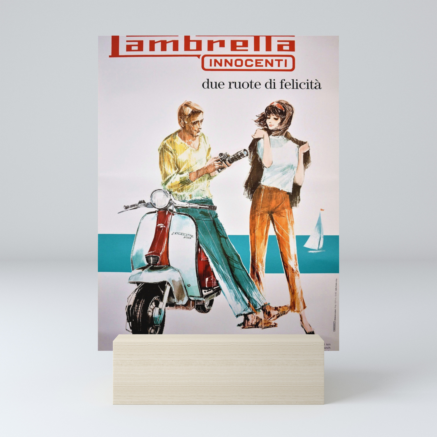 Lambretta Innocenti Banner for Workshop Garage Office etc Scooter Banner 