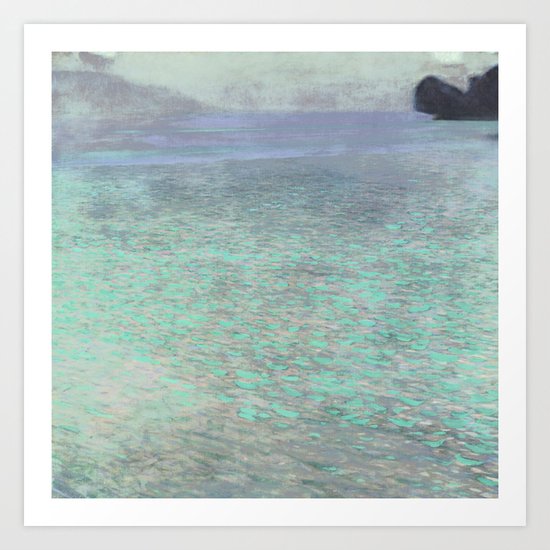 Klimt at Attersee Art Print