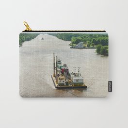 Barge on the Mississippi River Carry-All Pouch