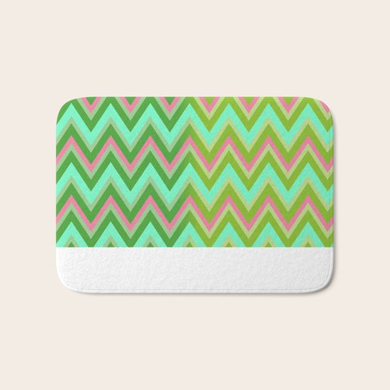 HappyChevron Bath Mat