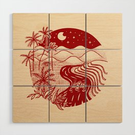 Memories of the Philippines - Red Wood Wall Art