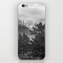 Columbia Gorge in Black and White iPhone Skin