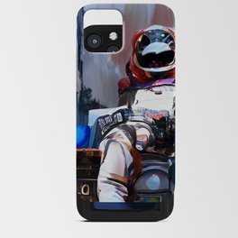Abstract Astronaut iPhone Card Case
