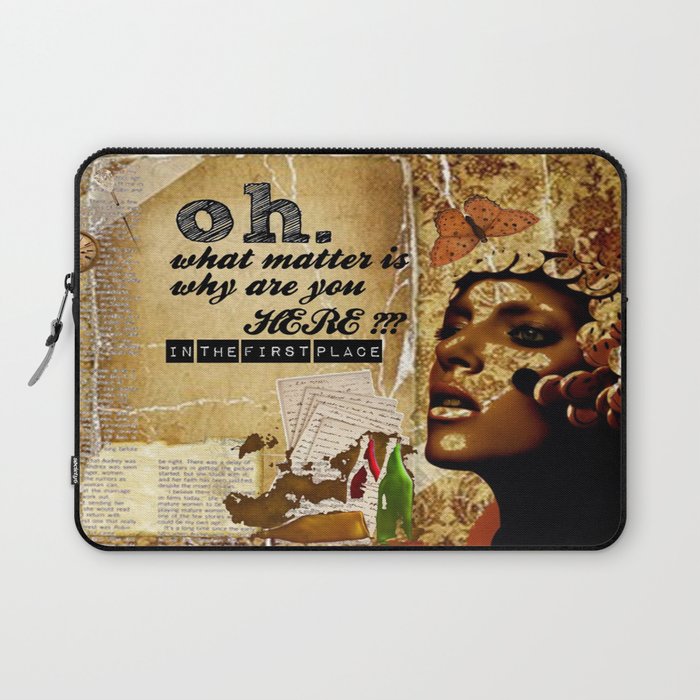 why are you here? Laptop Sleeve