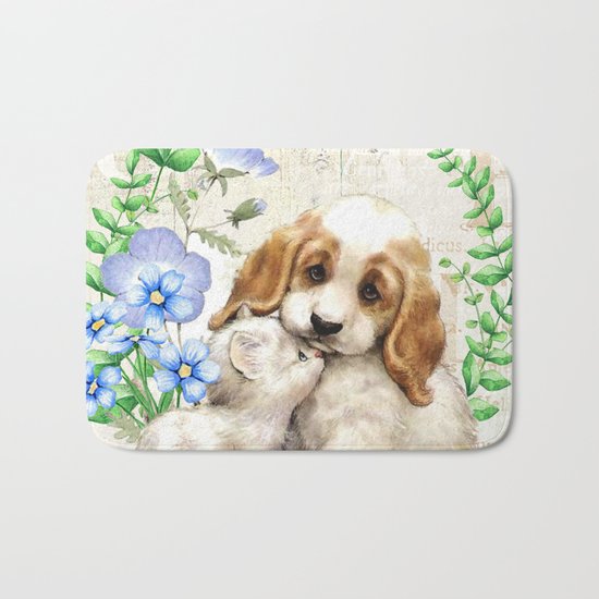 Sweet animals #7 Bath Mat