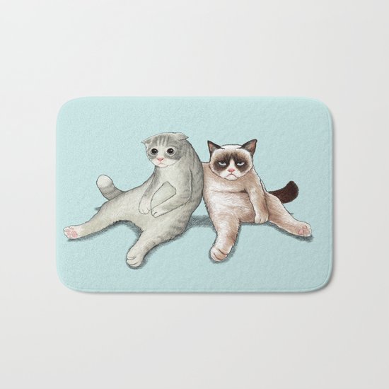 Grumpy Friend Bath Mat
