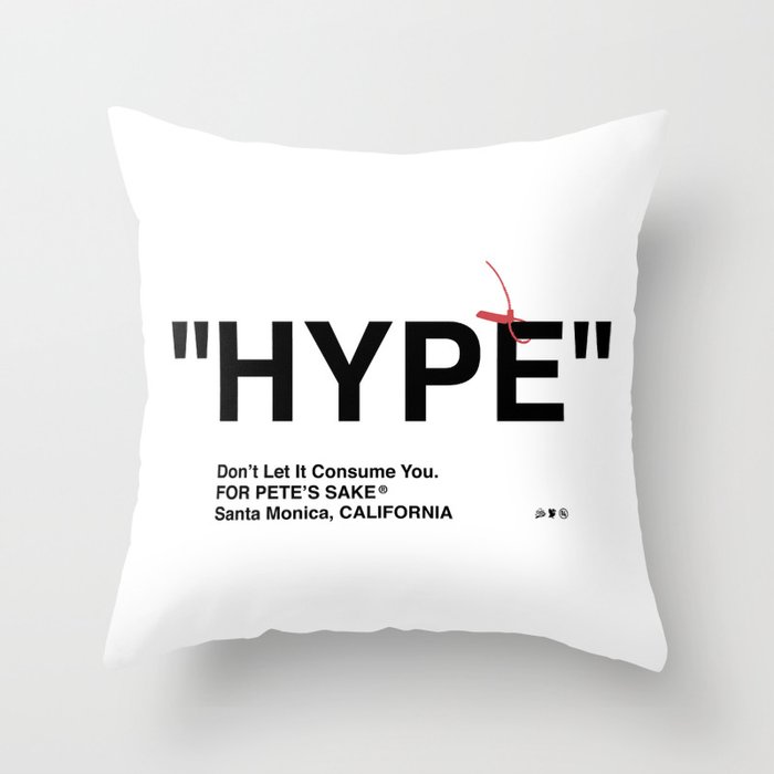 "HYPE" Throw Pillow