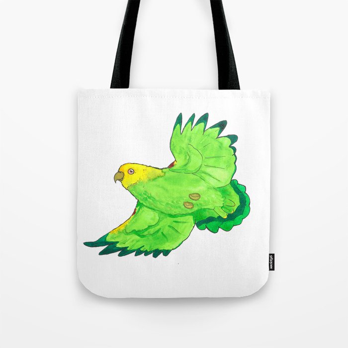 Fly High Little Parrot Tote Bag
