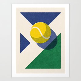 BALLS / Tennis - hard court II Art Print