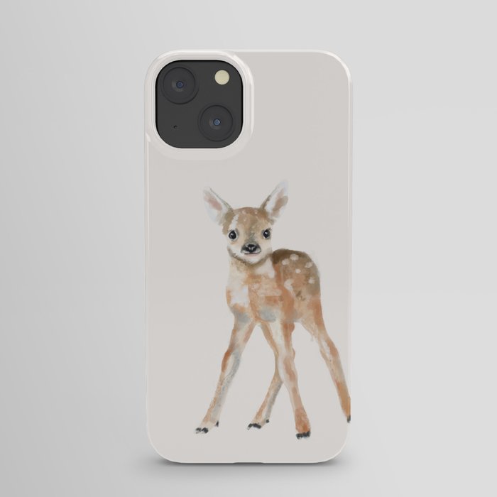 Watercolor Fawn iPhone Case