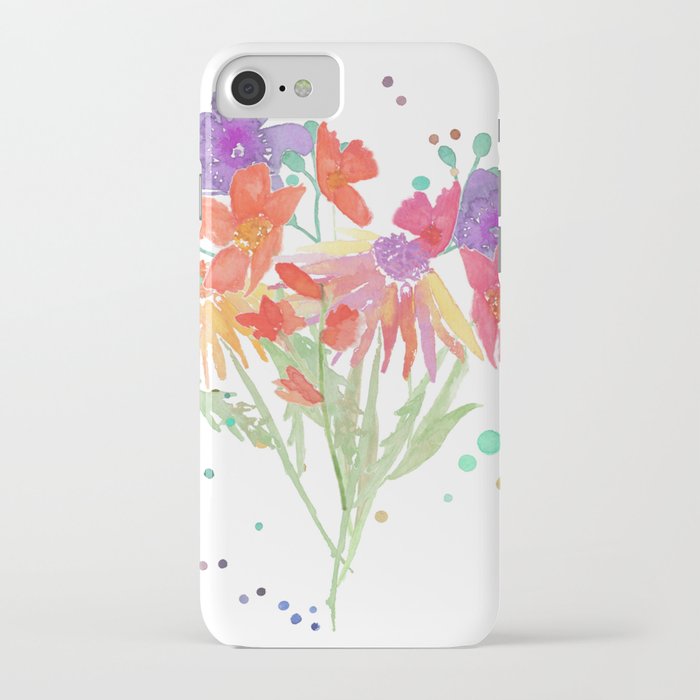 Flower Bouquet-Watercolor iPhone Case