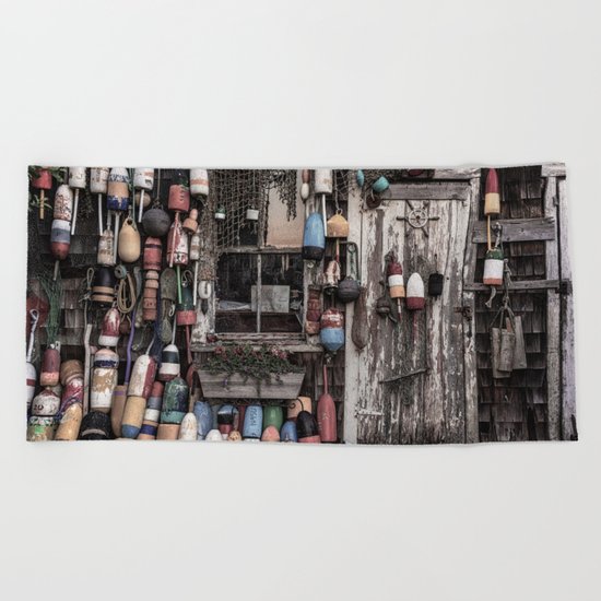 Fishing Shack Beach Towel