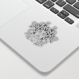 Medusa sketch Sticker