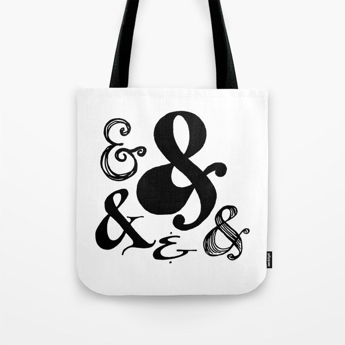 ampersand family Tote Bag