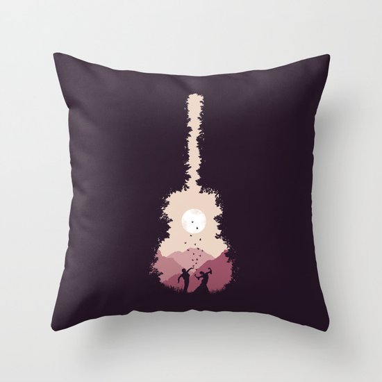 Wild Flamenco Throw Pillow