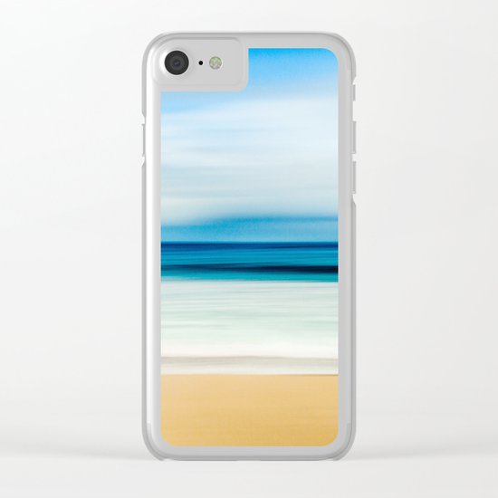 Pastel Ocean mood Clear iPhone Case