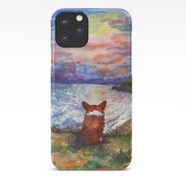 Corgi - sunset adorer iPhone Case