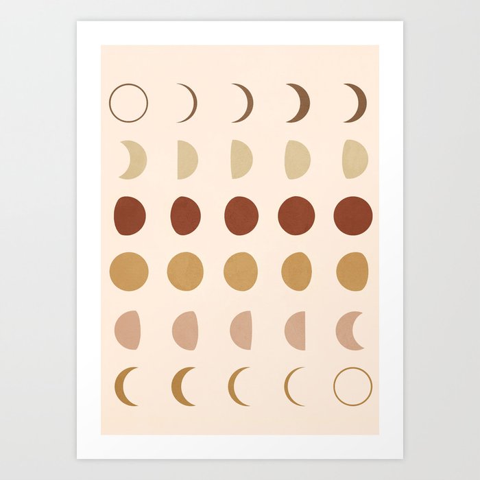 Flow of the Phases Art Print