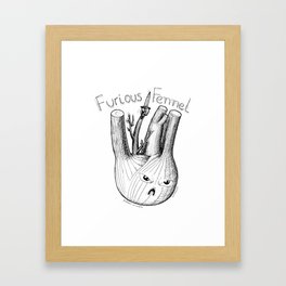 Furious Fennel Framed Art Print